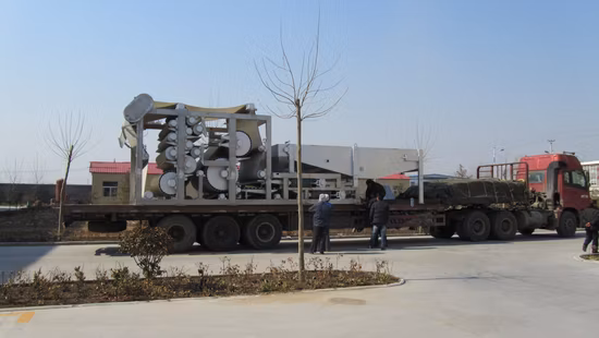 Máquina de prensa de filtro de correia para tratamento de esgoto de fábrica de papel